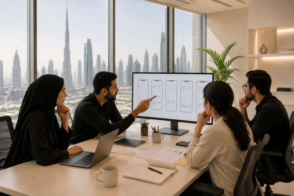 UI UX design Dubai